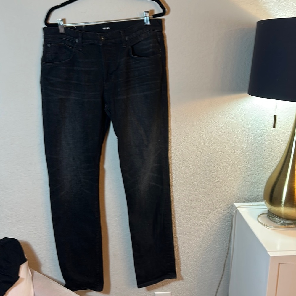 Hudson Black Slim staight denim jeans size 36